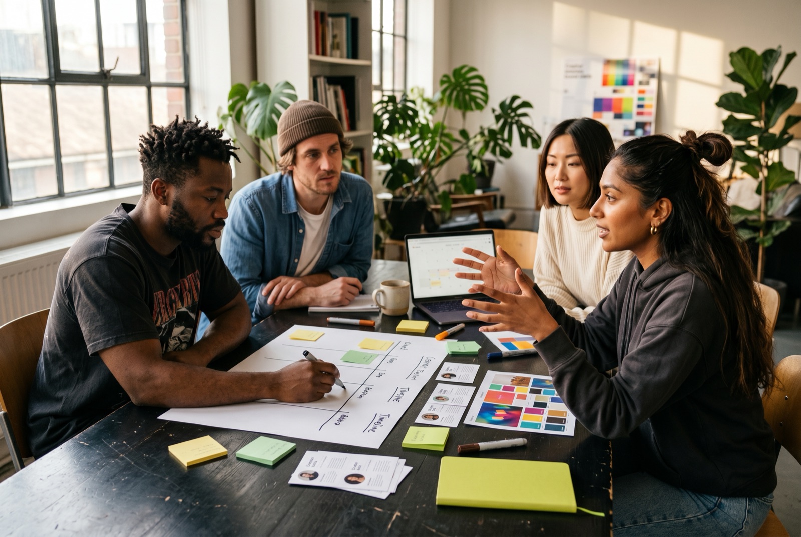 The Sprint — creative team mapping a strategy