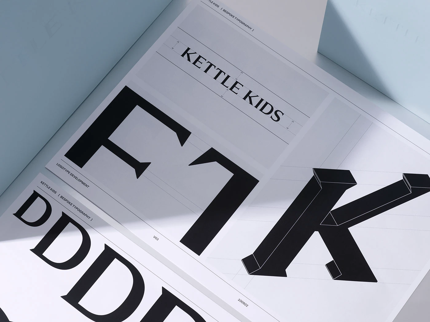 Kettle Kids bespoke typography